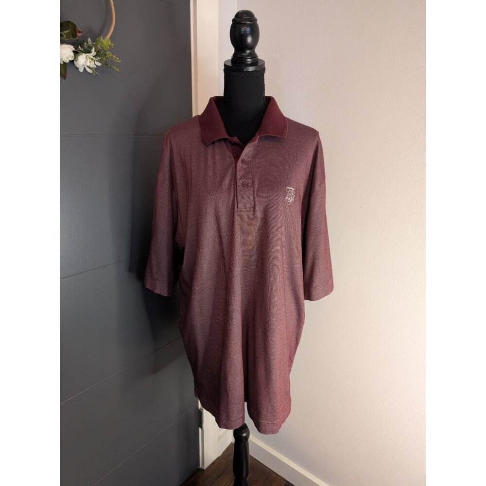 Cutter & Buck Maroon Texas A&M‎ Polo Shirt CB DryTec Pima Cotton Blend - XXL